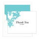 Damask Scroll Thank You Folded Note Cards Image 9 of 9